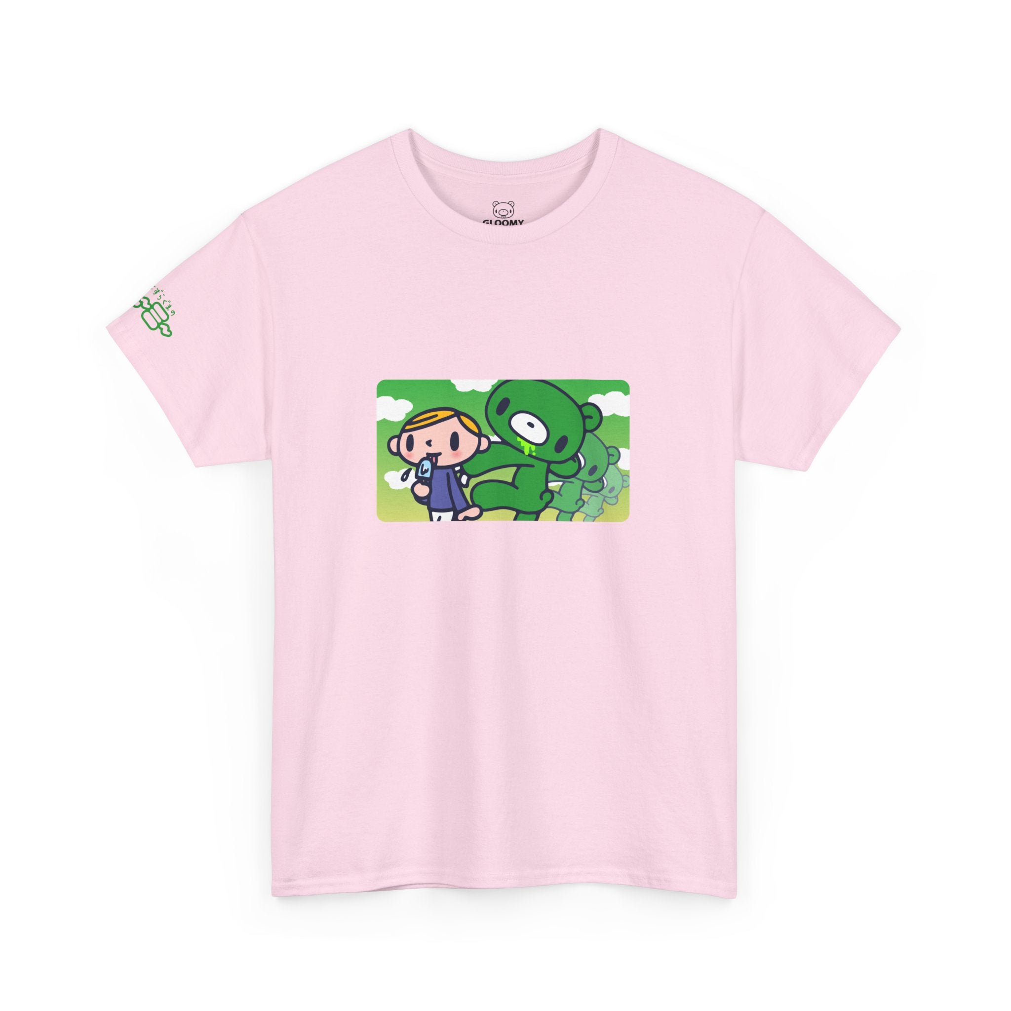 Sneak Up Green Gloomy Bear Tee